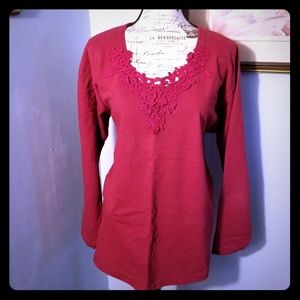 Vintage 90 DESIGN Made in USA 100% Cotton Tunic